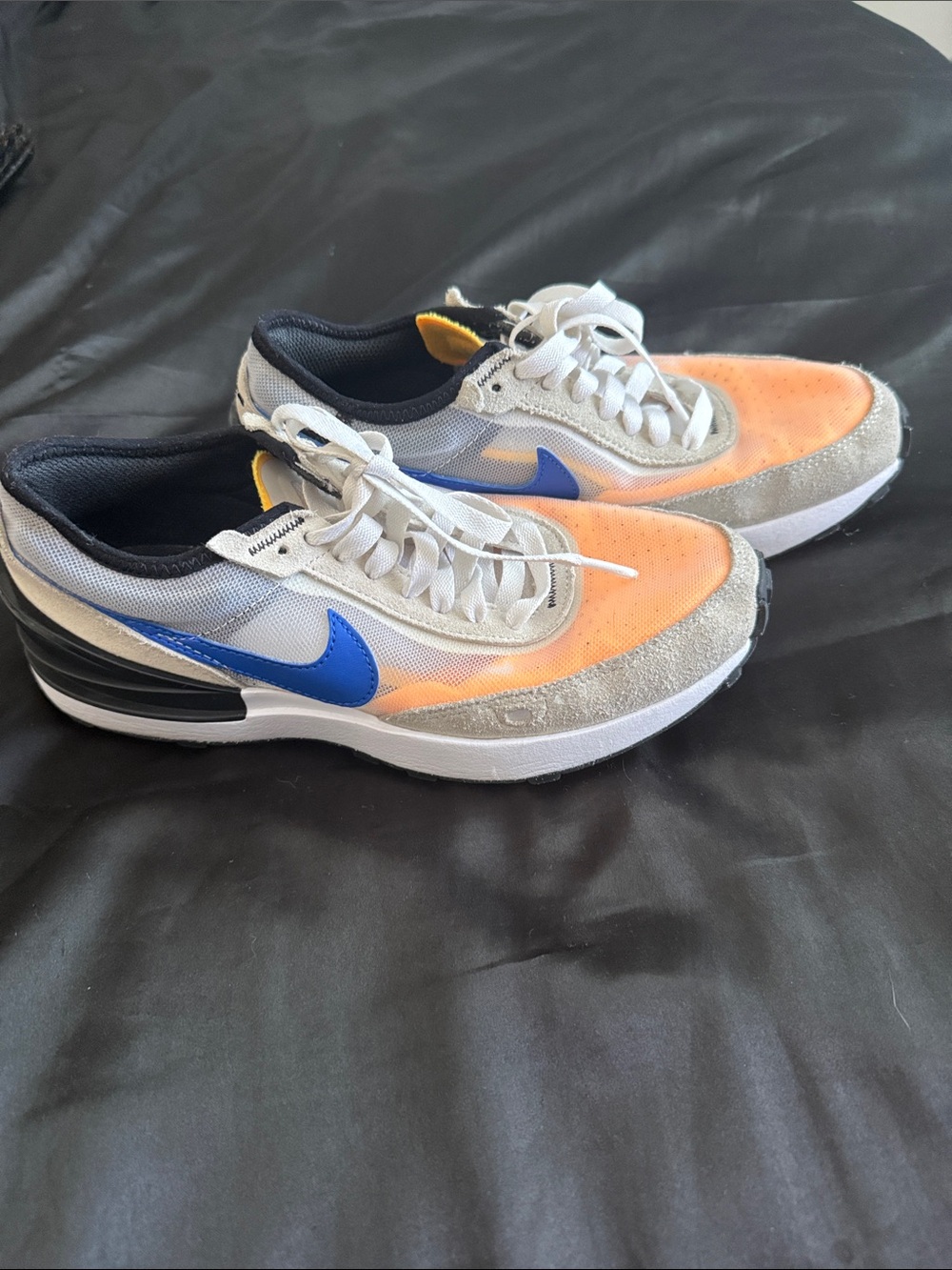 Nike Women’s Waffle Orange, Blue & White Suede Sneaker
